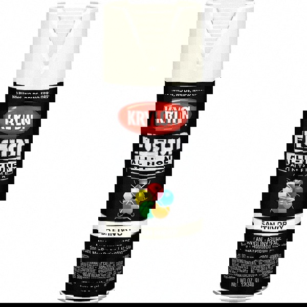 Acrylic Enamel Spray Paint: Ivory, Satin